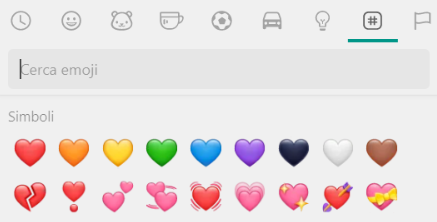 Il significato di tutti i cuori colorati di WhatsApp