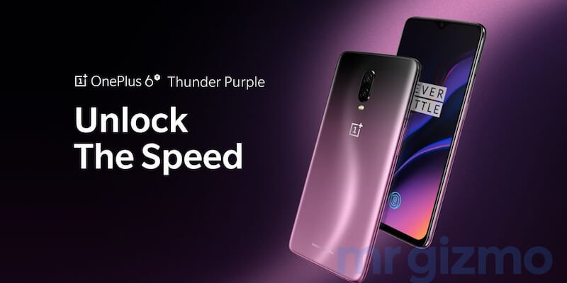 OnePlus 6T: alcuni render svelano l'edizione Thunder Purple